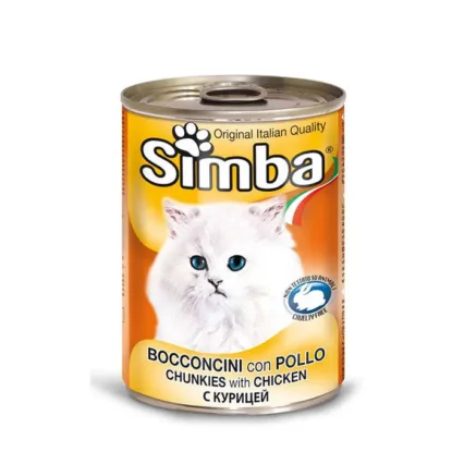 Simba Chicken Chunks Canned Cat Food - petsgalleria