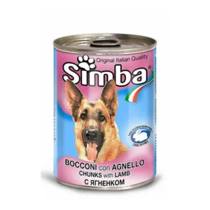 Simba Lamb Chunks Canned Dog Food - petsgalleria