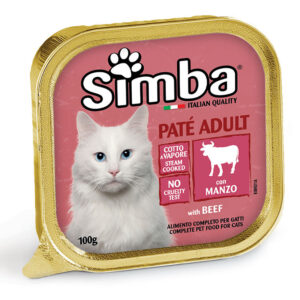 Simba Paté Beef Cat Food - petsgalleria