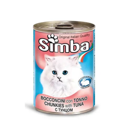 Simba Tuna Chunks Canned Cat Food - petsgalleria