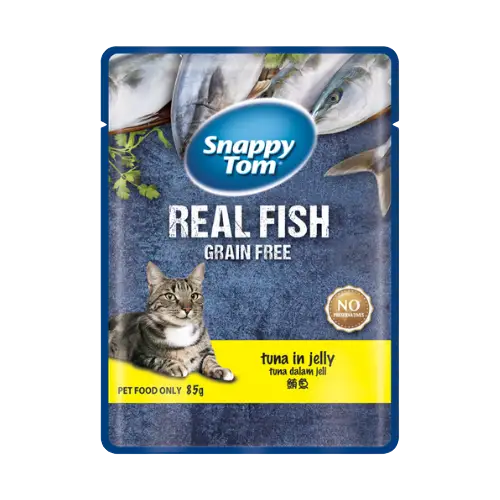 Snappy Tom Pouch Tuna in Jelly Cat Food Snappy Tom Pouch Tuna in Jelly Cat Food - petsgalleria
