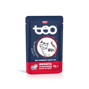 TEO Pouch Cat Food Rich in Beef - petsgalleria