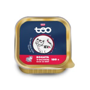 TEO Tray Cat Food Rich in Beef - petsgalleria