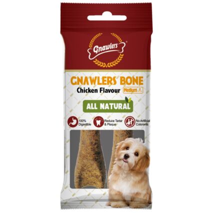 Gnawlers Chicken Bone Dog Treat - petsgalleria