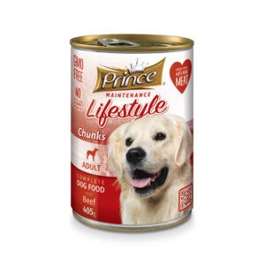 Prince Beef Chunks Canned Dog Food - petsgalleria
