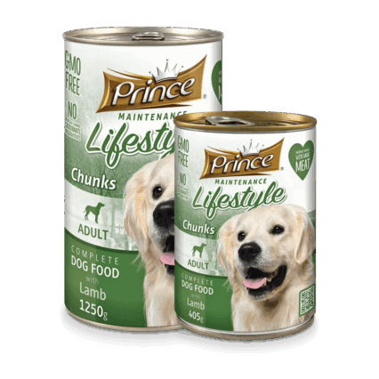 Prince Lamb Chunks Canned Dog Food - petsgalleria