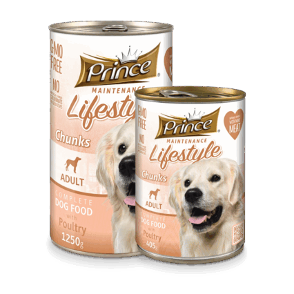 Prince Poultry Chunks Canned Dog Food - petsgalleria
