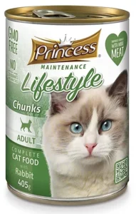 Princess Rabbit Chunks Cat Food - petsgalleria