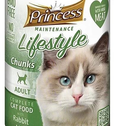 Princess Rabbit Chunks Cat Food - petsgalleria