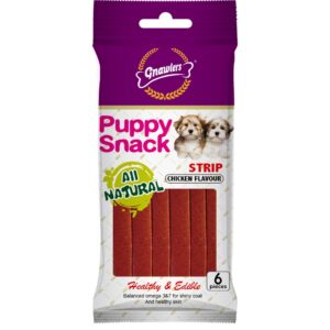 Puppy Snack Strips – Chicken Flavour - petsgalleria