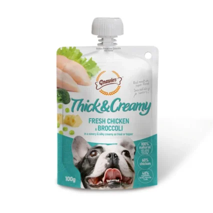 Thick & Creamy Dog Treats – Fresh Chicken & Broccoli - petsgalleria