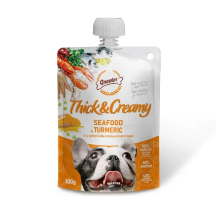 Thick & Creamy Dog Treats – Seafood & Turmeric - petsgalleria