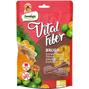 Vital Fiber Brush Honey, Fennel Seed & Kumquat Treats - petsgalleria