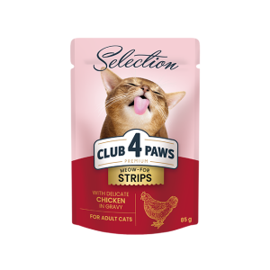 Club 4 Paws Cat Strips Chicken in Gravy - petsgalleria