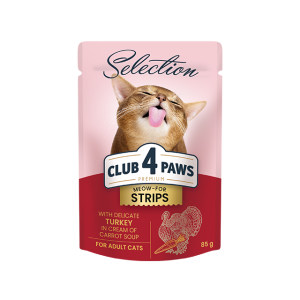 Club 4 Paws Cat Strips Turkey in Gravy - petsgalleria