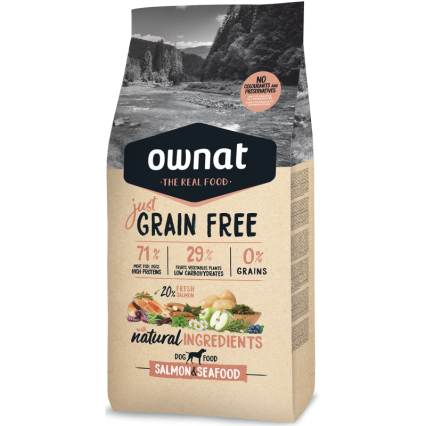 Ownat GF Just Salmon & Sea Food Dog Food - petsgalleria