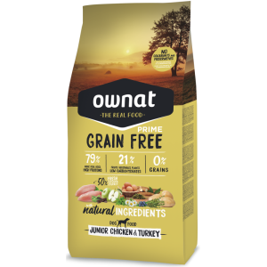 Ownat Prime Grain Free Junior Dog Food (Chicken & Turkey) - petsgalleria
