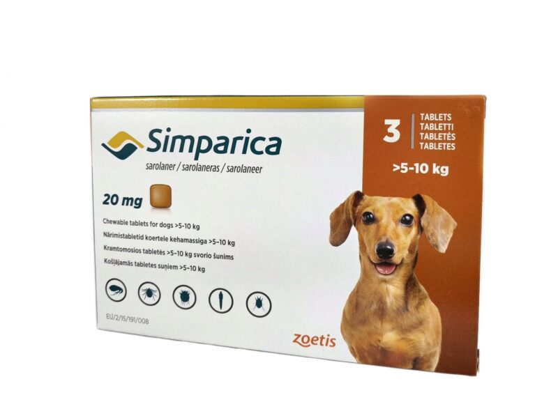 Simparica Chewable Flea & Tick Tablets for Dogs Simparica by Pets Galleria pet store nairobi