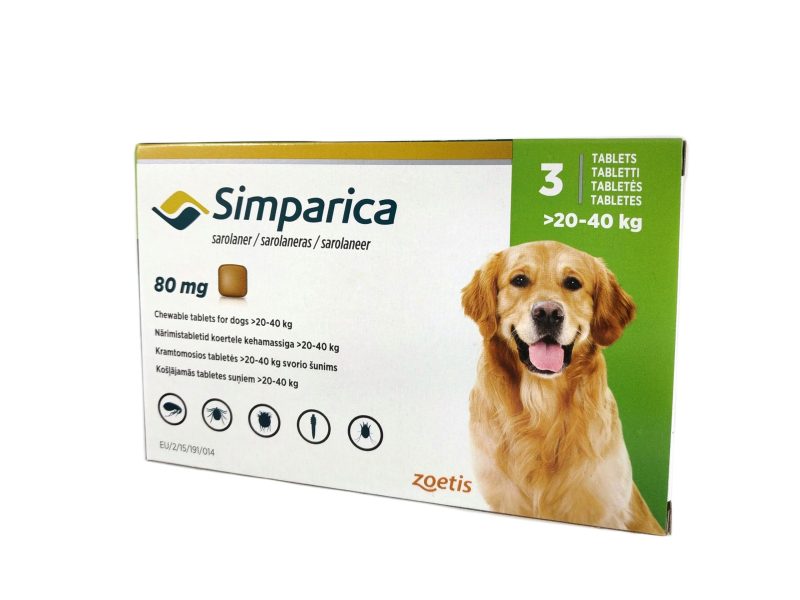Simparica Chewable Flea & Tick Tablets for Dogs Simparica by Pets Galleria pet store nairobi