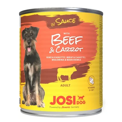 JosiDog Beef & Carrot in Sauce Wet Dog Food by Pets Galleria Pets Store