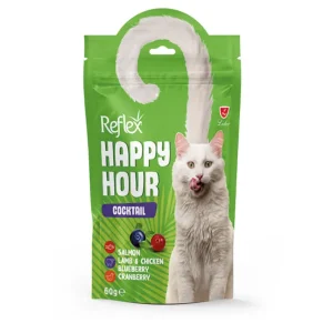 Reflex Happy Hour Cat Treat Cocktail All Supportive Benefits Together by Pets Galleria Pets Store