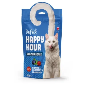 Reflex Happy Hour Cat Treat Healthy Bones by pets galleria pet store