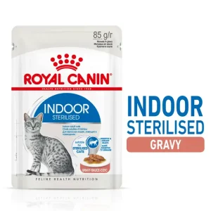 Royal Canin Indoor Sterilised in Gravy by pets galleria pet store