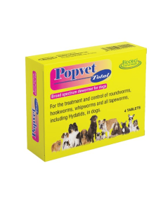 Popvet – Broad Spectrum Dewormer for Dogs by pets galleria pet store
