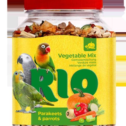 Rio Vegetable Mix for Parakeets and Parrots by pets galleria pet store