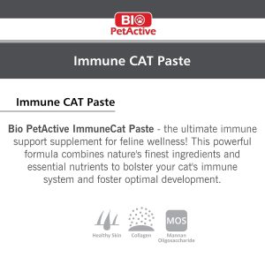 Bio PetActive ImmuneCAT Paste (Immune System Support) by Pets Galleria Pet Store